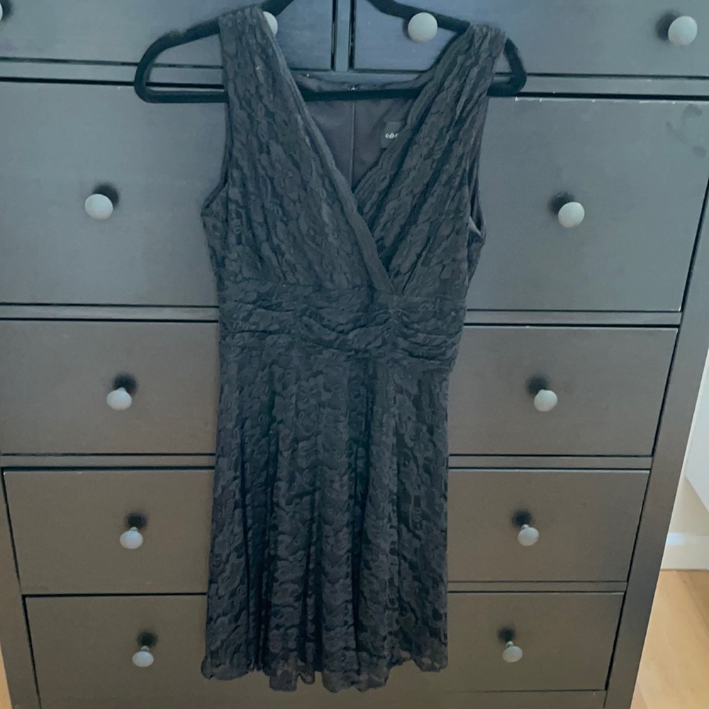 Black lace dress
